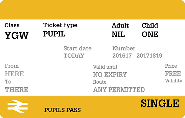 Pupil ticket