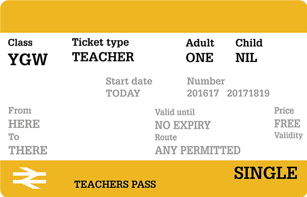 Teacher ticket